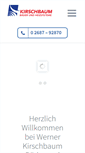 Mobile Screenshot of kirschbaum-bad.de